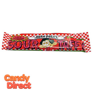 Strawberry Sour Taffy Abba Zaba - 24ct