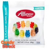 Sugar Free 12-Flavor Gummy Bears - 12ct Peg Bags