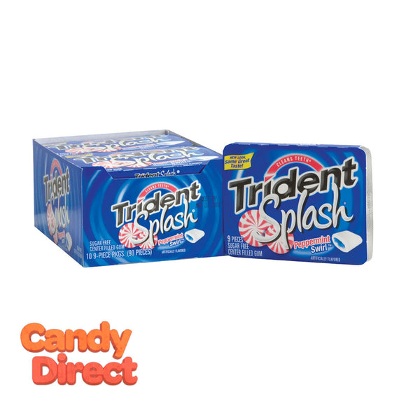 Trident Gum Splash Peppermint Swirl - 10ct