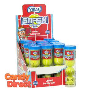 Vidal Gumballs Tennis Balls 4 Pc 1.4oz Tube - 12ct