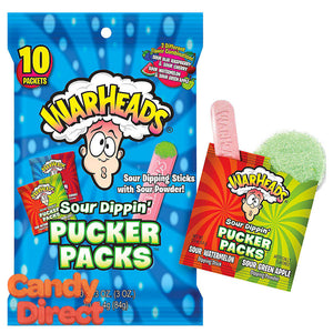 Warheads Pucker Packs - 12ct