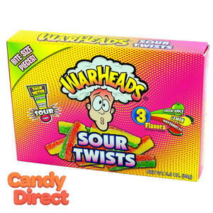 Warheads Sour Twists Theater Box - 12ct