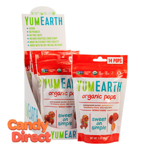 Yumearth Lollipops Organic 3oz Pouch - 6ct